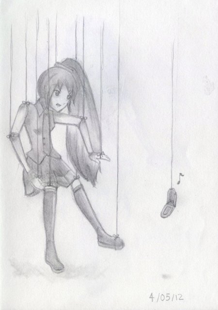 Марионетка рисунок