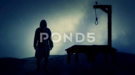 Человек на виселице