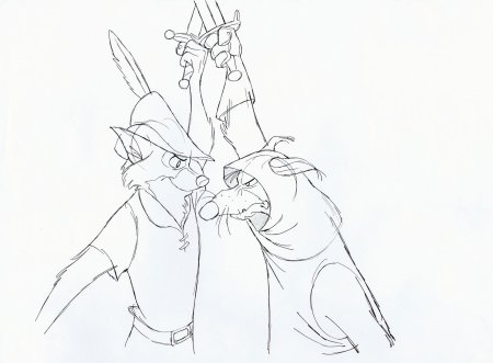 Робин гуд дисней зарисовки