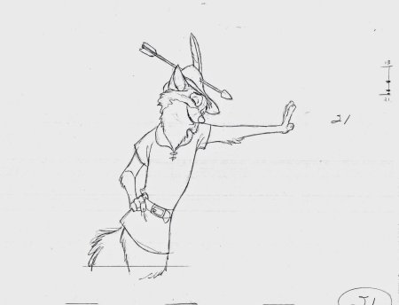 Робин гуд дисней зарисовки