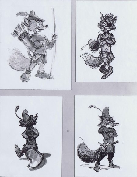 Дисней наброски