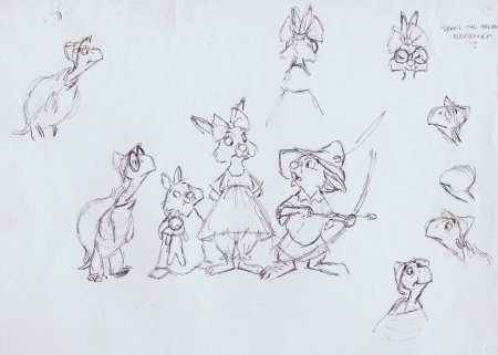 Дисней наброски