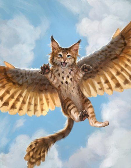 Крылатая кошка