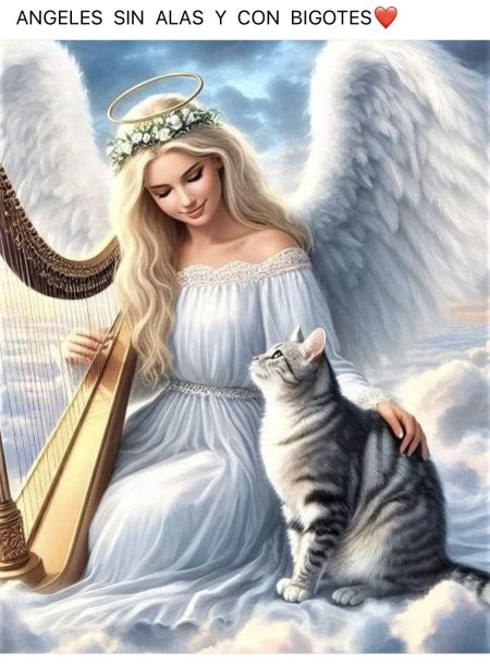 Ангел с арфой