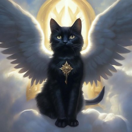 Кот ангел