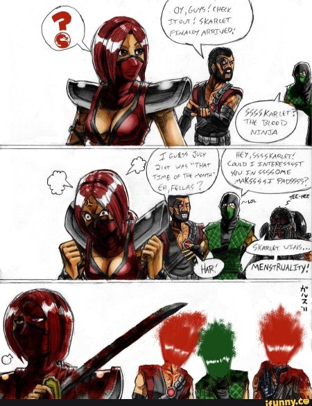 Скарлетт из мортал комбат