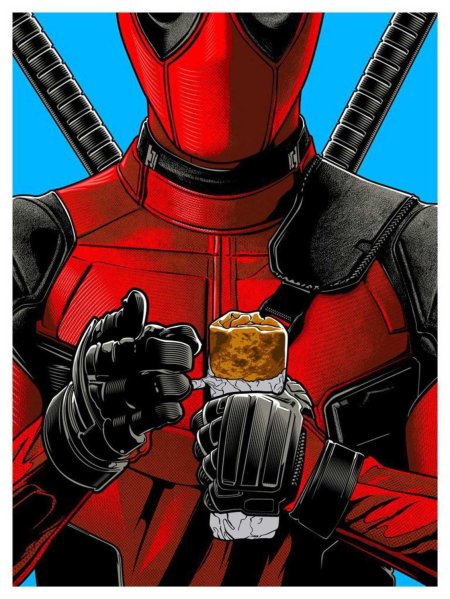 Поп арт дэдпул