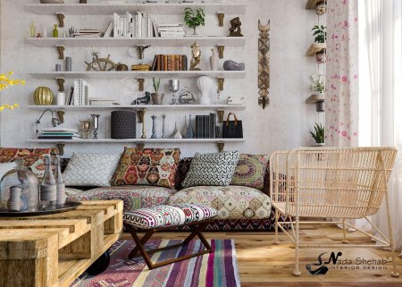 Интерьер в стиле бохо