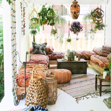 Экостиль в интерьере бохо