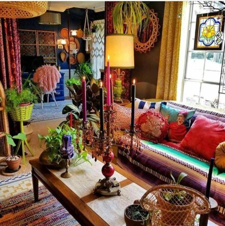 Джипси хиппи интерьер