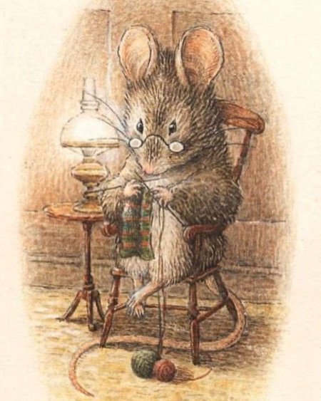 Alisena \ мышка вышивальщица\