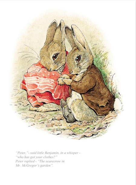 Кролик питер иллюстрации беатрис поттер