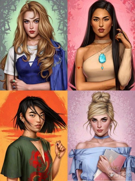 Современные принцессы диснея