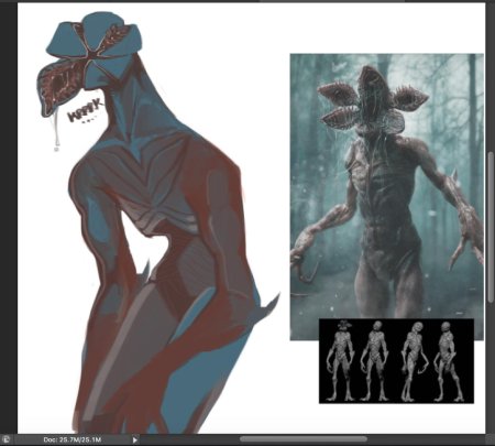 Демогоргон концепт арт