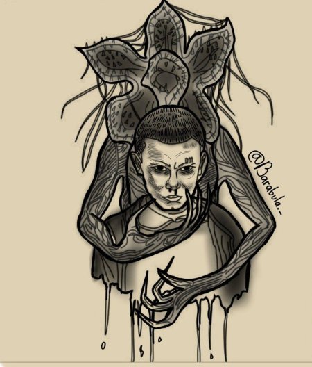 Эскиз тату ведьма
