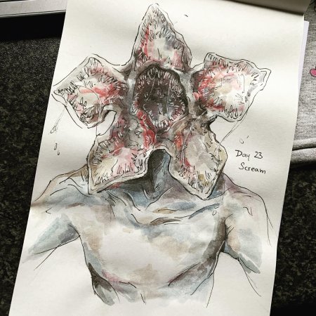 Рисунок уилла байерса демогоргон