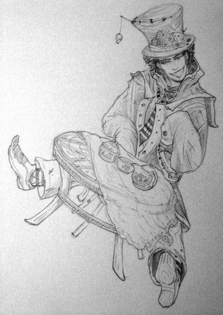 Шляпник алиса в стране чудес иллюстрации