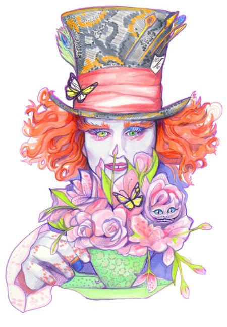 Безумный шляпник из алисы в стране чудес