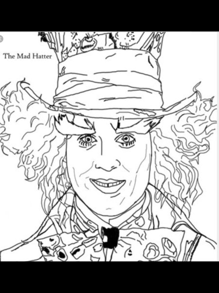 Джонни депп шляпник алиса