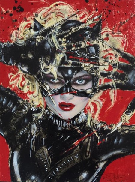 Michelle pfeiffer catwoman art