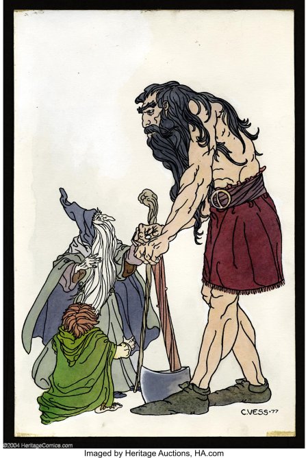 Хоббит 1977 гэндальф