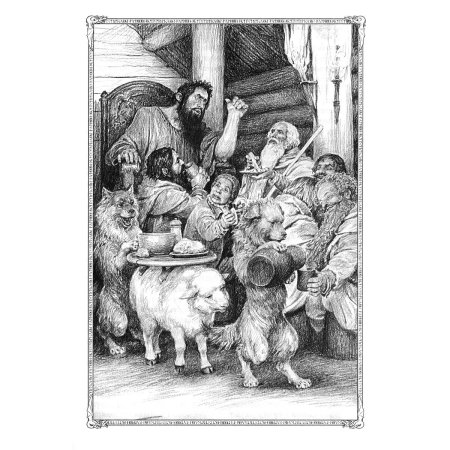 Хоббит иллюстрации дениса гордеева