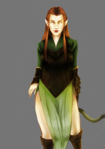 Тауриэль хоббит в полный рост