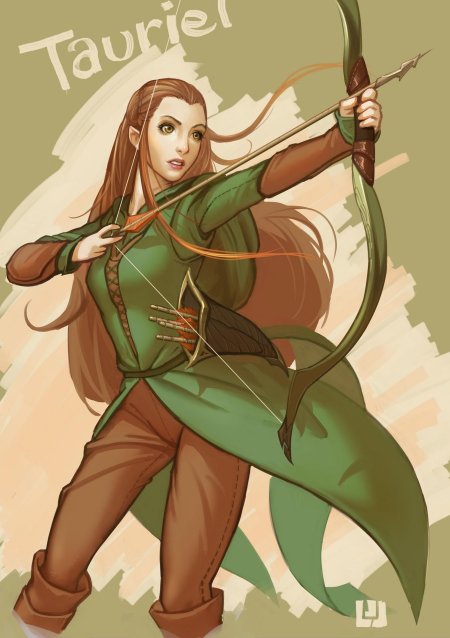 Хоббит эльфийка тауриэль