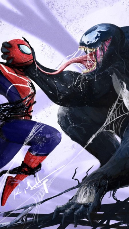 Веном против Человека-Паука