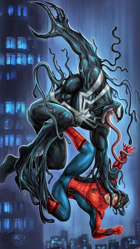 Человек паук против венома