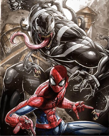 Человек паук против венома