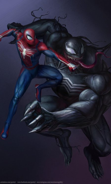 Человек паук против венома