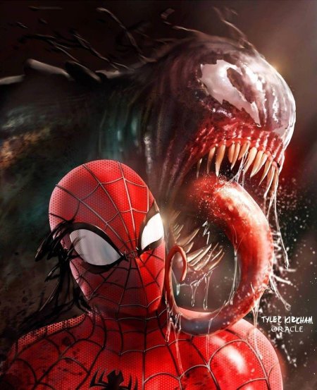 Веном против человека паука