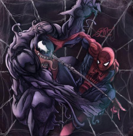 Человек паук веном и карнаж