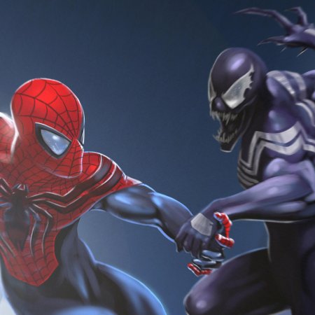 Человек паук с веномом