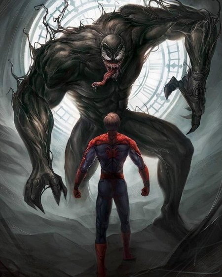 Марвел человек паук и веном