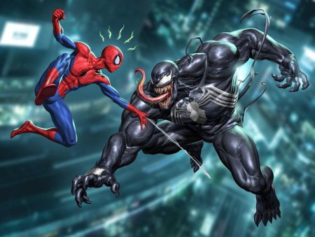 Человек паук против венома