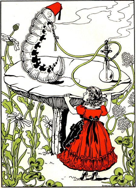 Гусеница алиса в стране чудес