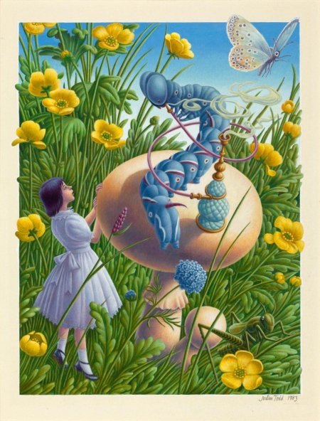 Алиса в стране чудес гусеница