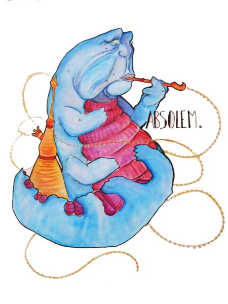 Синяя гусеница из алисы в стране чудес