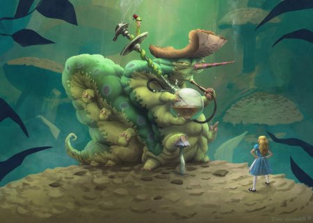 Гусеница абсолем из алисы в стране чудес