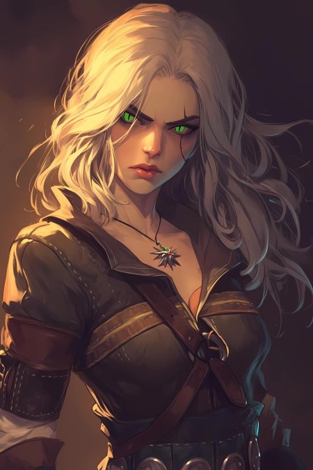 Цири ведьмак арт