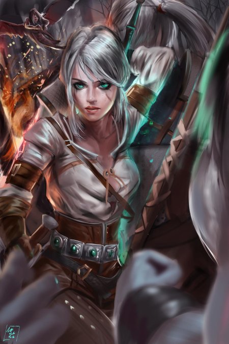 Ведьмак цири арт