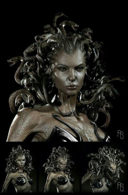 Горгона медуза битва титанов