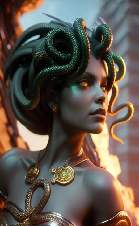 Медуза горгона красивая