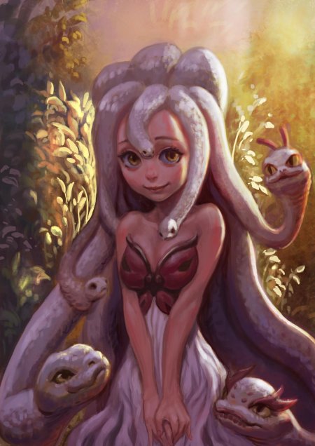 Медуза горгона аниме