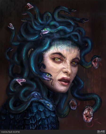 Макияж медуза горгона