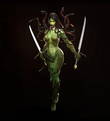 Женщина змея фэнтези