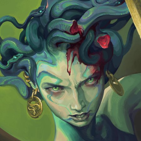 Медуза горгона картина