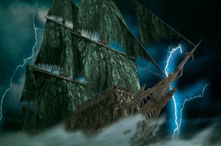 Летучий голландец корабль пираты карибского моря